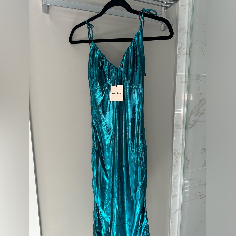 Elegant Teal Dress